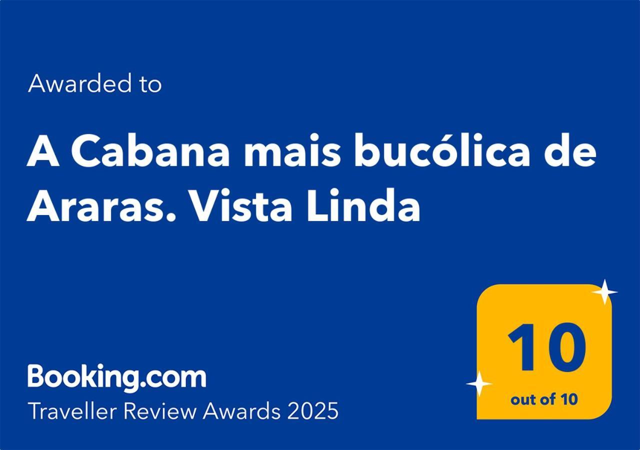 O Chale Mais Bucolico De Araras. Vista Linda ภายนอก รูปภาพ